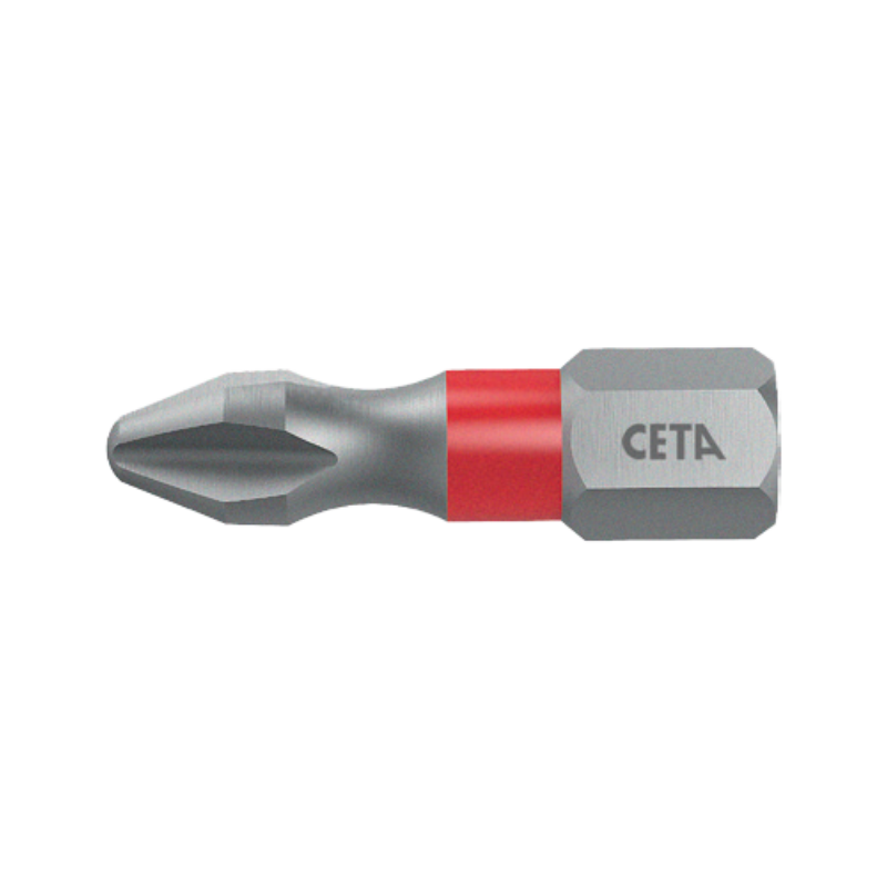 CETA FORM 1/4 YILDIZ BİTS UÇ (RENK KODLU)-PH1X25MM - CB/251TC