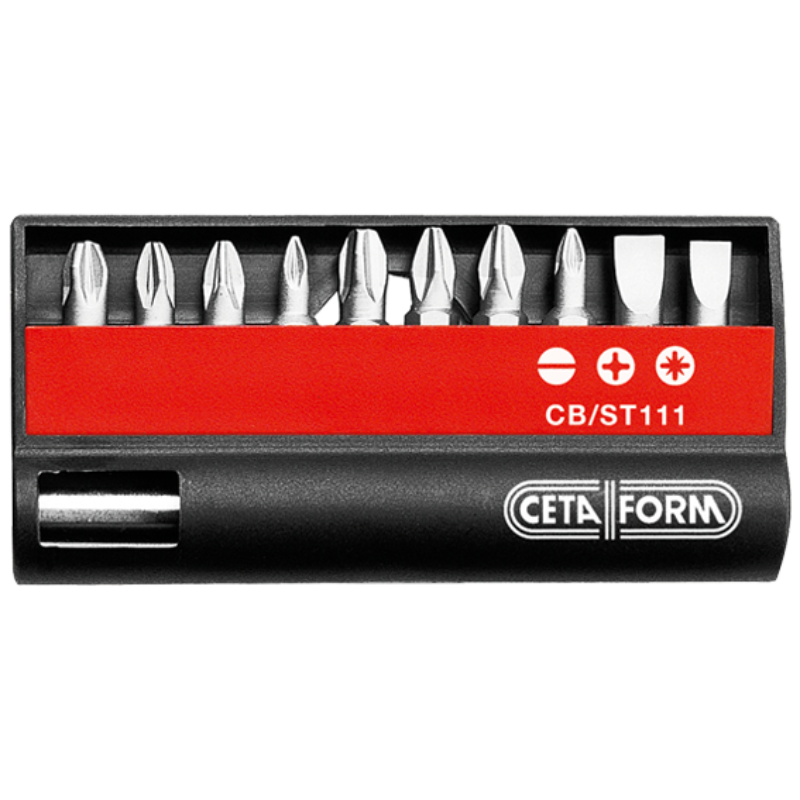 CETA FORM 11 PARÇA BİTS UÇ TK.-DÜZ/PH/PZ+1/4BİTS TUTUCU İLE - CB/ST111