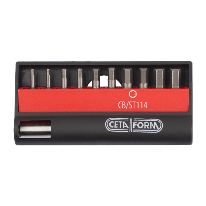 CETA FORM 11 PARÇA ALLEN BİTS UÇ TAKIMI-1/4BİTS TUTUCU İLE - CB/ST114