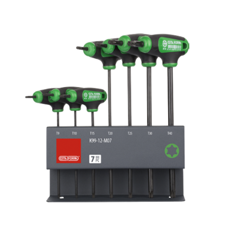 CETA FORM 7 PC.T SAPLI TORX ANAHTAR TAKIMI (METAL STAND İLE) - K99-12-M07