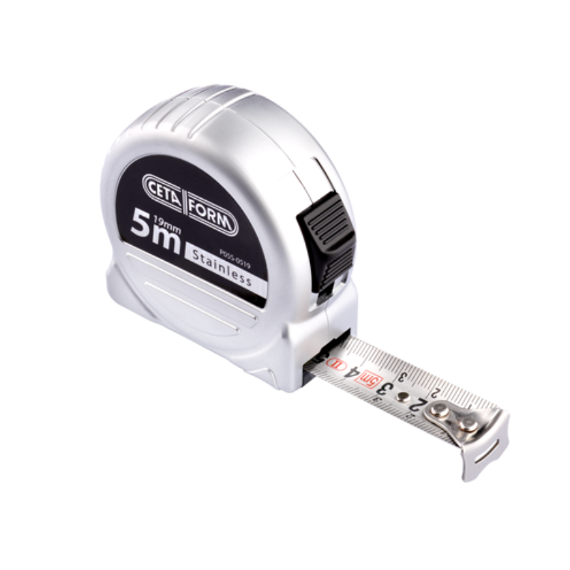 CETA FORM PASLANMAZ ÇELİK COMPACT ŞERİT METRE-5X19MM - P05S-0519