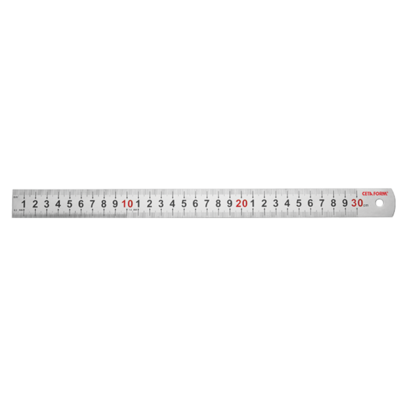 CETA FORM ÇELİK CETVEL (PASLANMAZ ÇELİK)-50 CM - P15-050